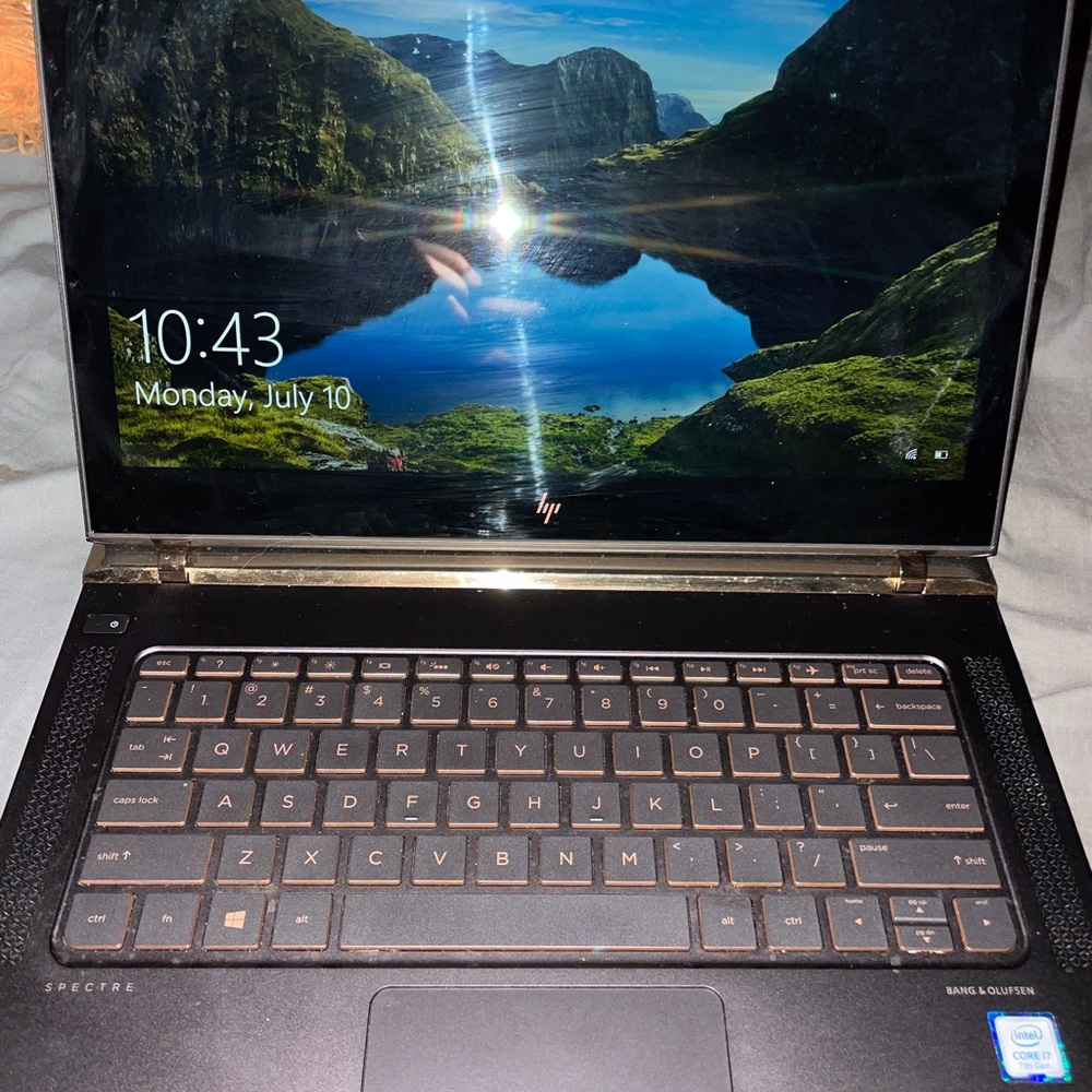 hp spectre laptop ( charger included)